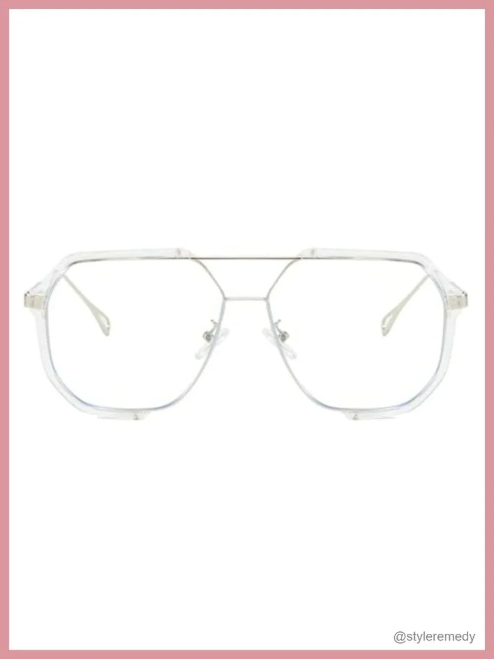 Oversized Square Vintage Punk Sunglasses UV400 Shield Eyewear Unisex